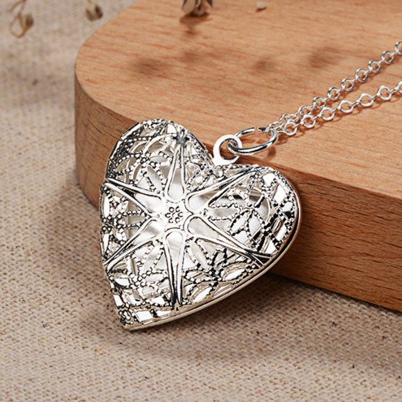 Jewelry - NEW 925 Sterling Silver Heart Pendant Necklace